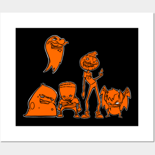 Hollow Dweebs - Colored (Orange) Posters and Art